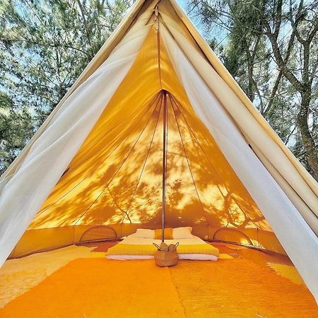 Glamping On Organic Yoga Farm With Natural Swimming Pool Near Beach Moncarapacho Bagian luar foto