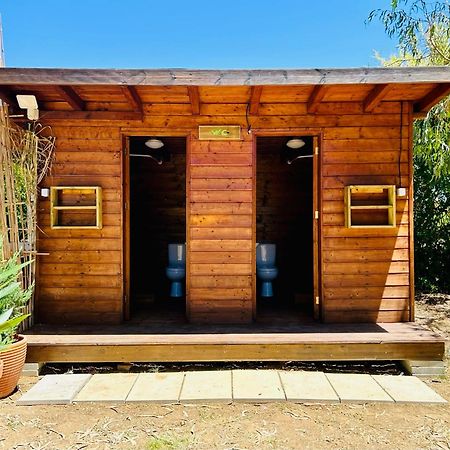 Glamping On Organic Yoga Farm With Natural Swimming Pool Near Beach Moncarapacho Bagian luar foto