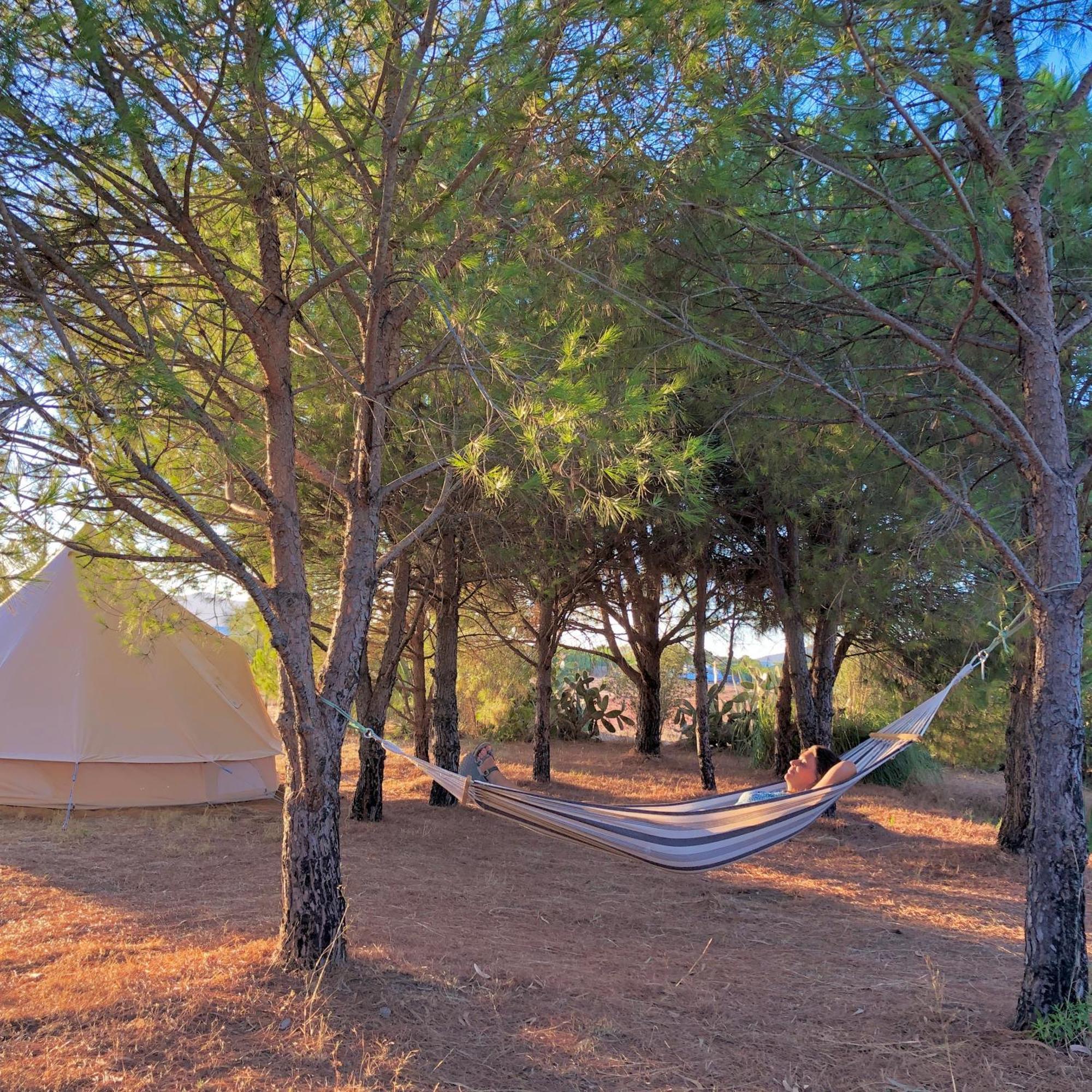 Glamping On Organic Yoga Farm With Natural Swimming Pool Near Beach Moncarapacho Bagian luar foto