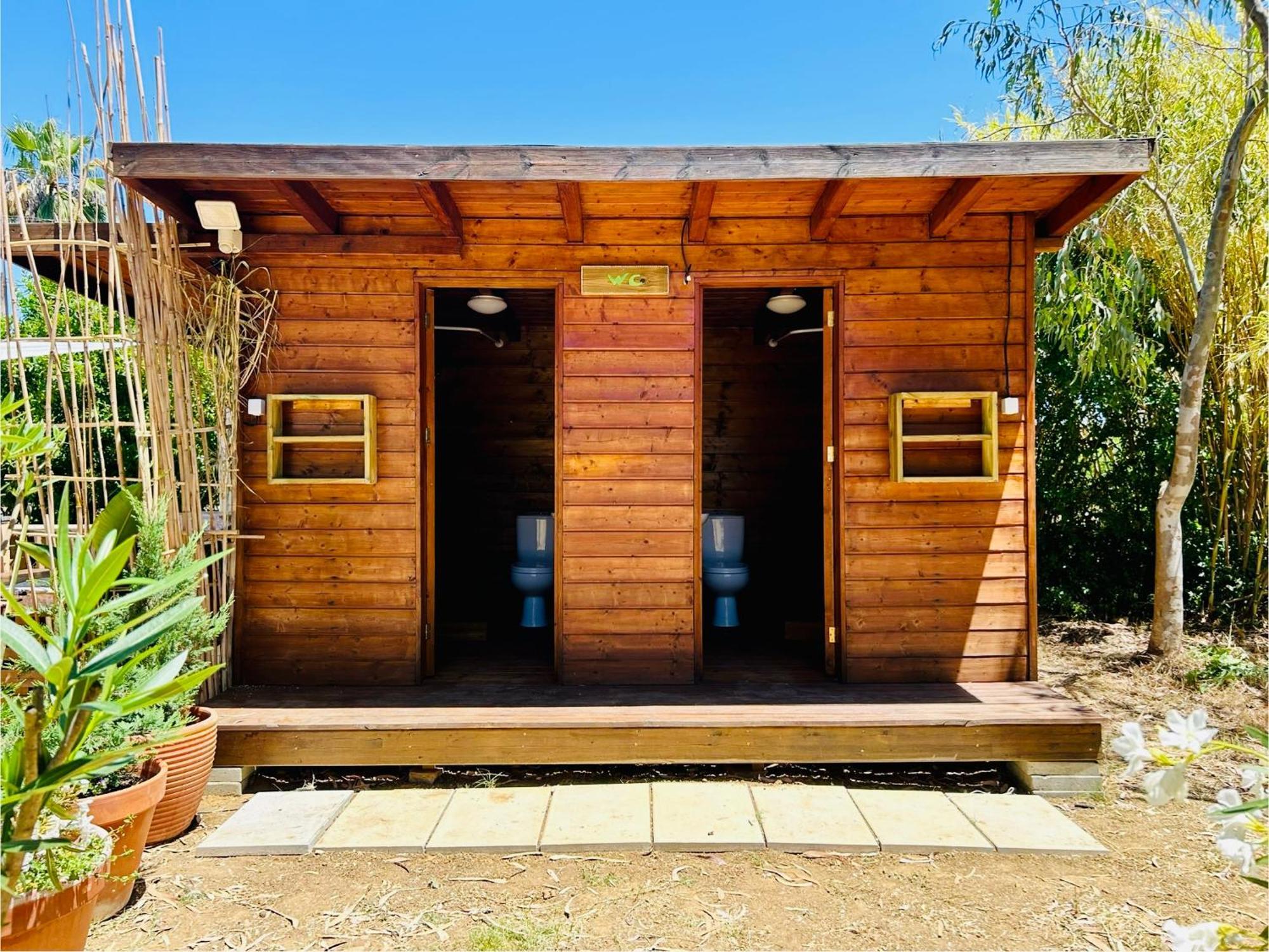 Glamping On Organic Yoga Farm With Natural Swimming Pool Near Beach Moncarapacho Bagian luar foto